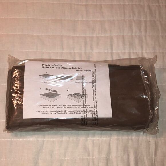 Premium Quality Under Bed Shoe Storage Solution - Picture 1 of 8